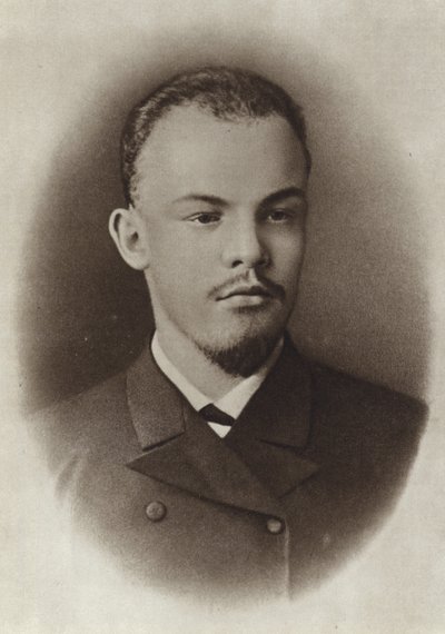 Lenin als universiteitsstudent, Samara, 1890 door Russian Photographer